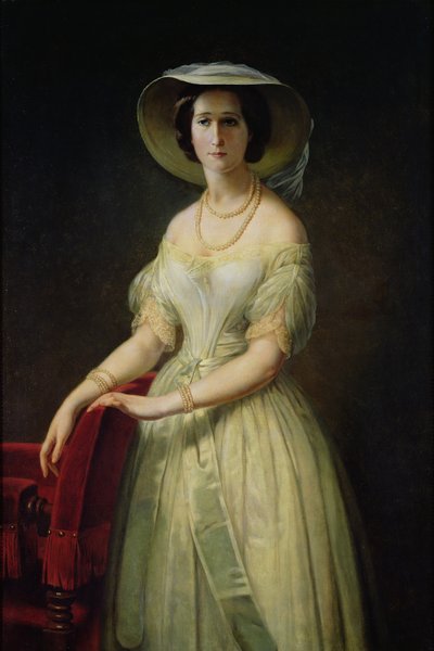 Empress Eugenie, c.1853 by Claude Marie Dubufe